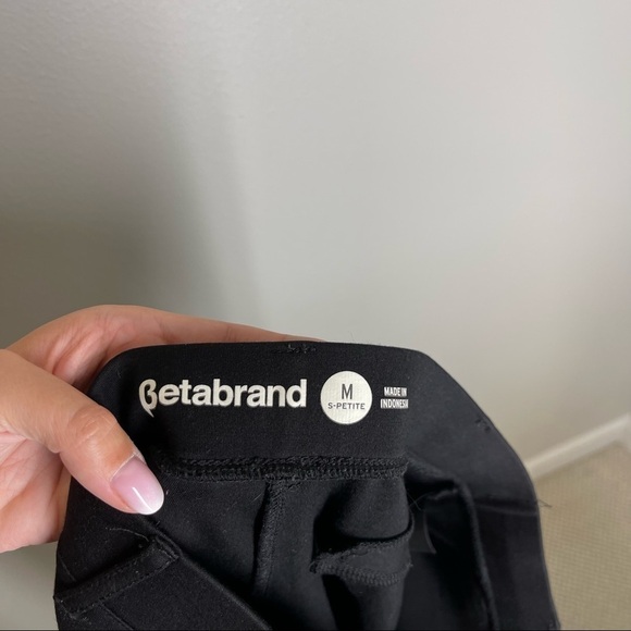 Betabrand Classic Boot Cut Dress Yoga Pants Black Size M Short Petite Women’s - Picture 8 of 10